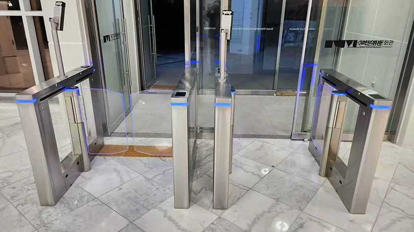 Office building access control flap speed gate